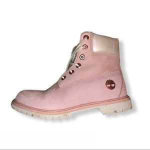 Baby Pink Timberland Boots